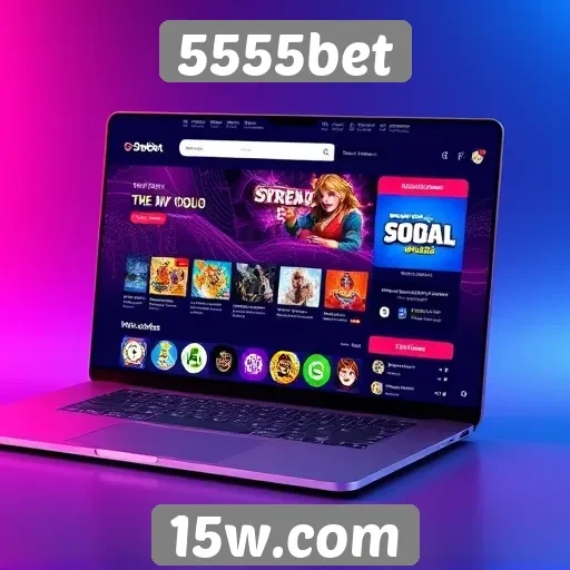 Análise da interface do usuário do site 5555bet